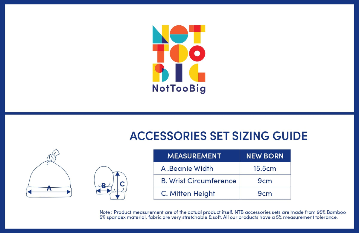 Not Too Big Racket Club Hat And Mitt Set