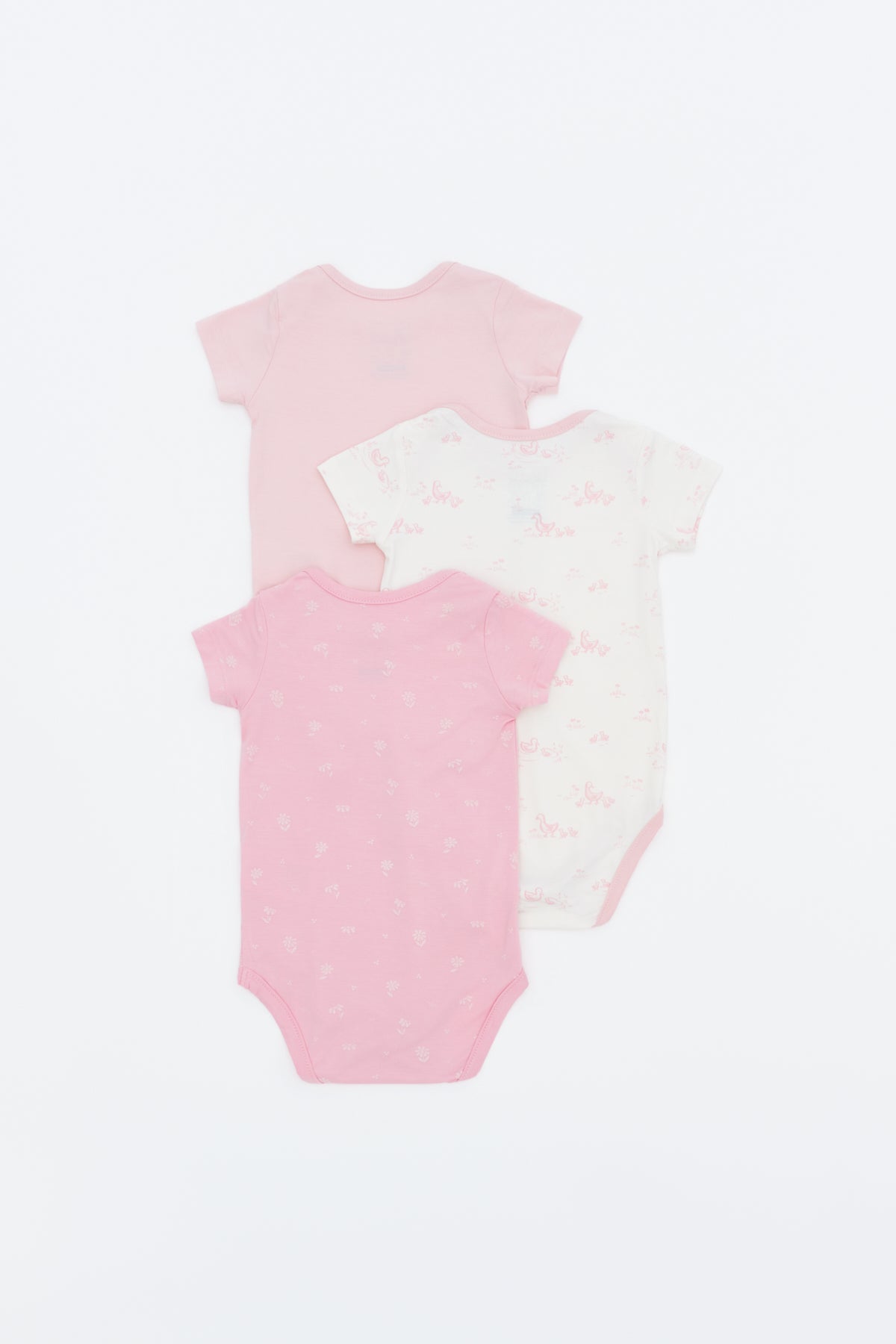 Not Too Big Duckie Bodysuit - 3 Pack