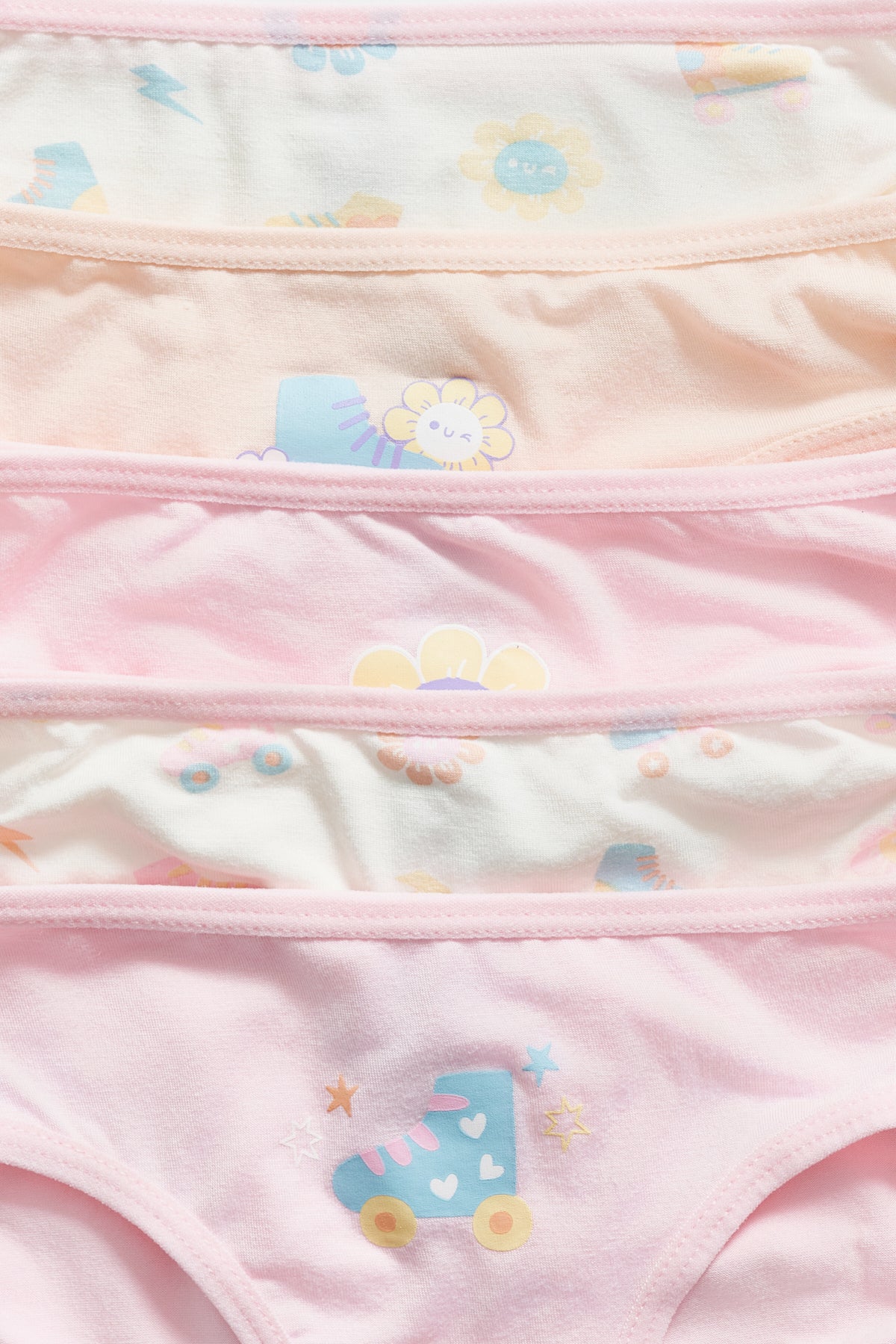 Not Too Big Daisy Crew Briefs - 5 Pack