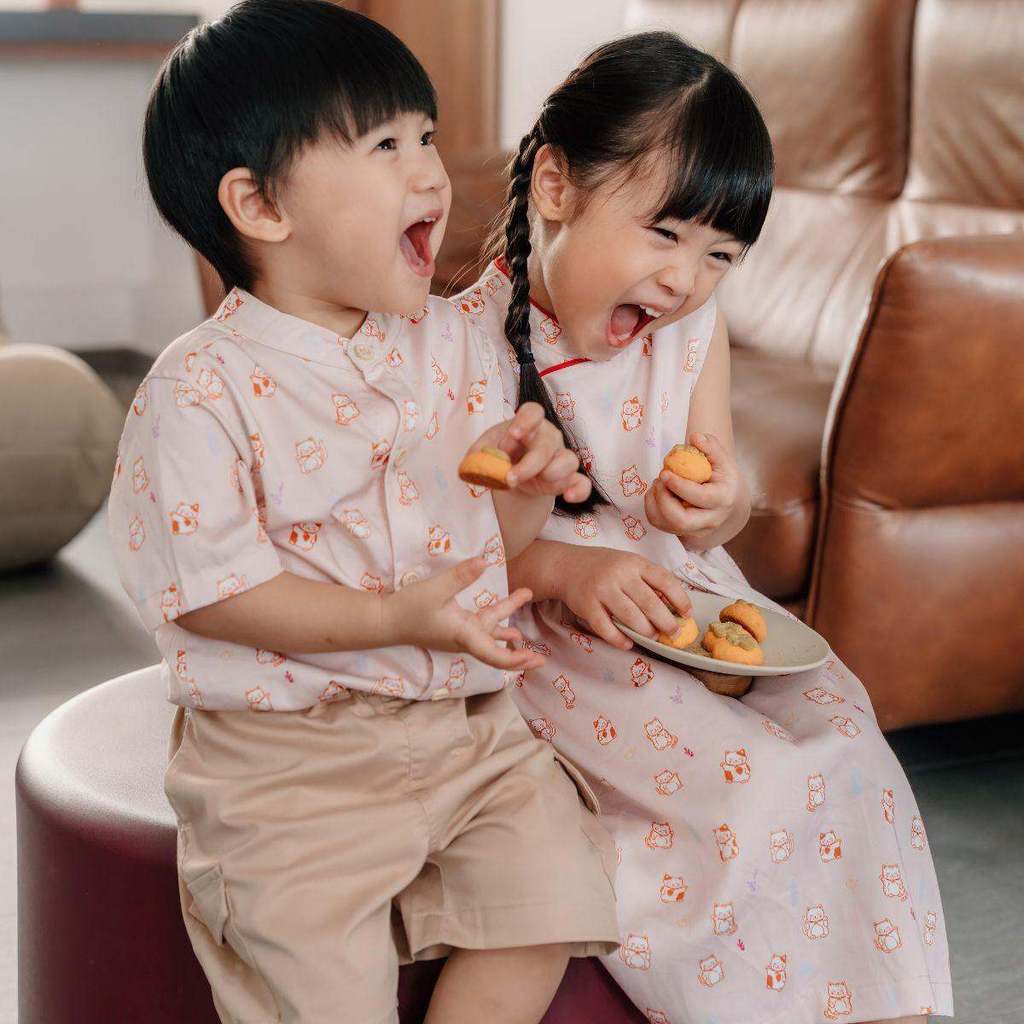 Not Too Big Fortune Neko Dress