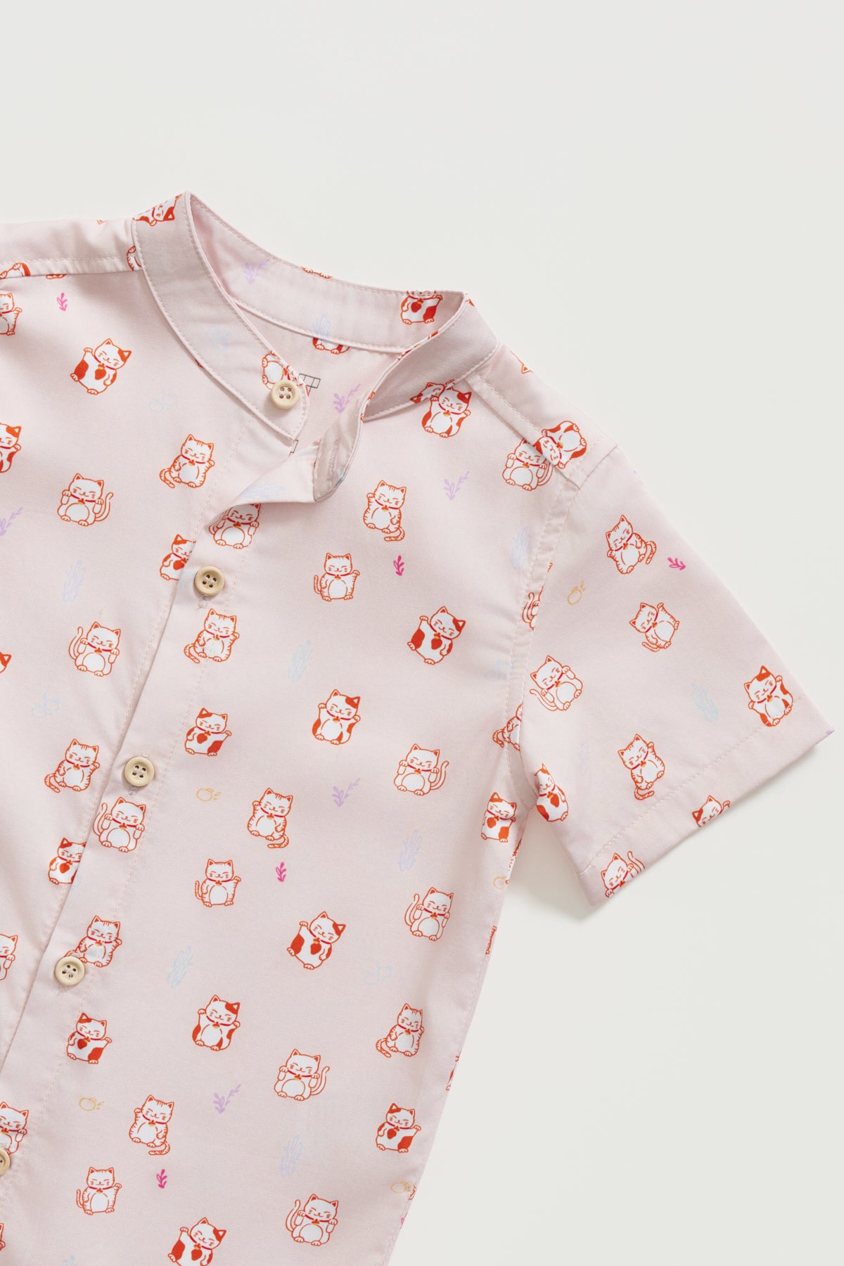 Not Too Big Fortune Neko Boy Shirt