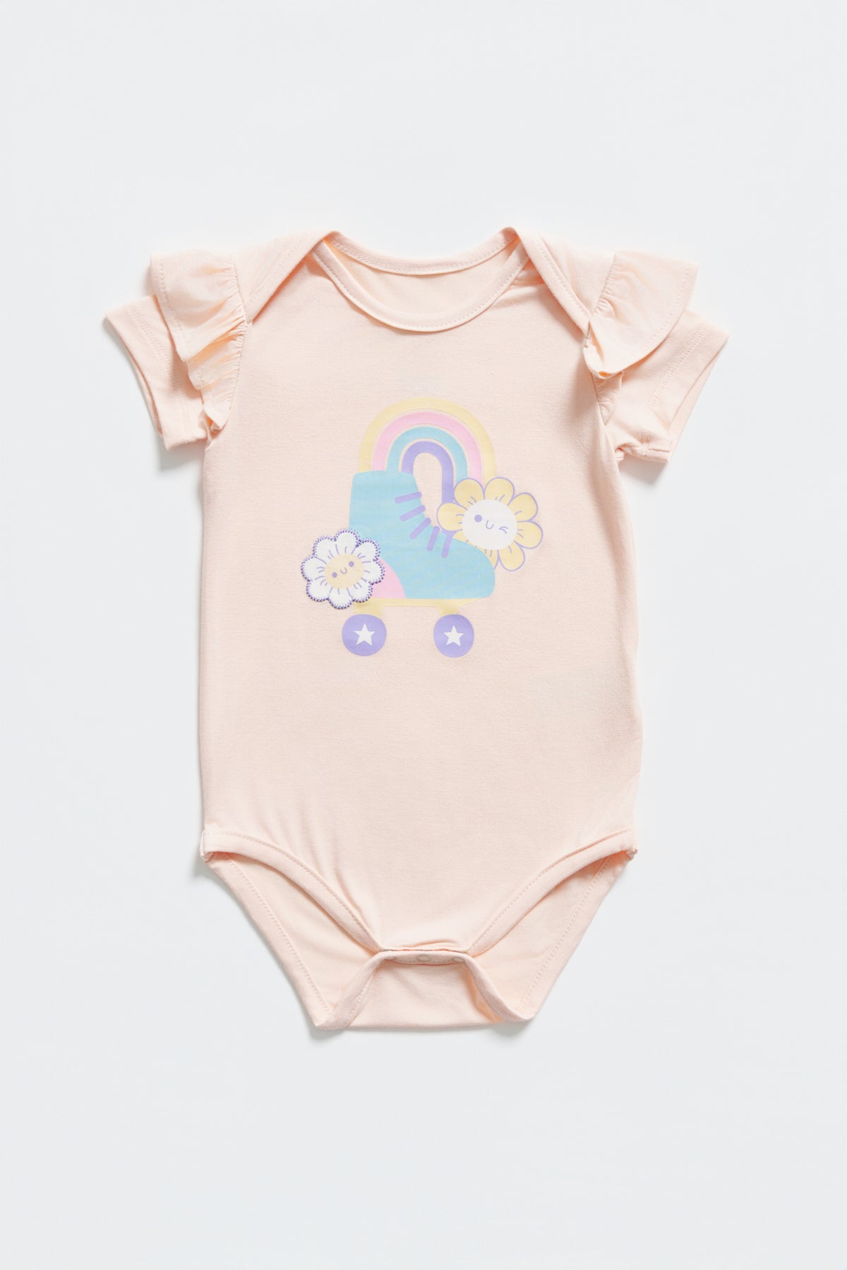 Not Too Big Daisy Crew Bodysuit - 3 Pack