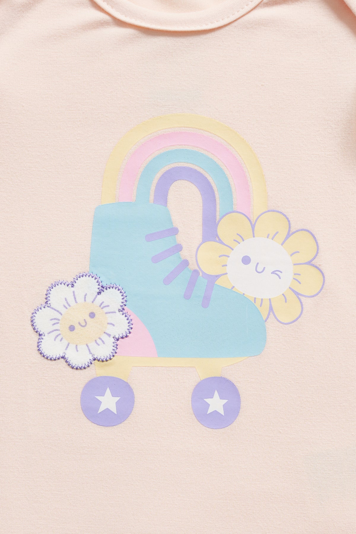 Not Too Big Daisy Crew Bodysuit - 3 Pack