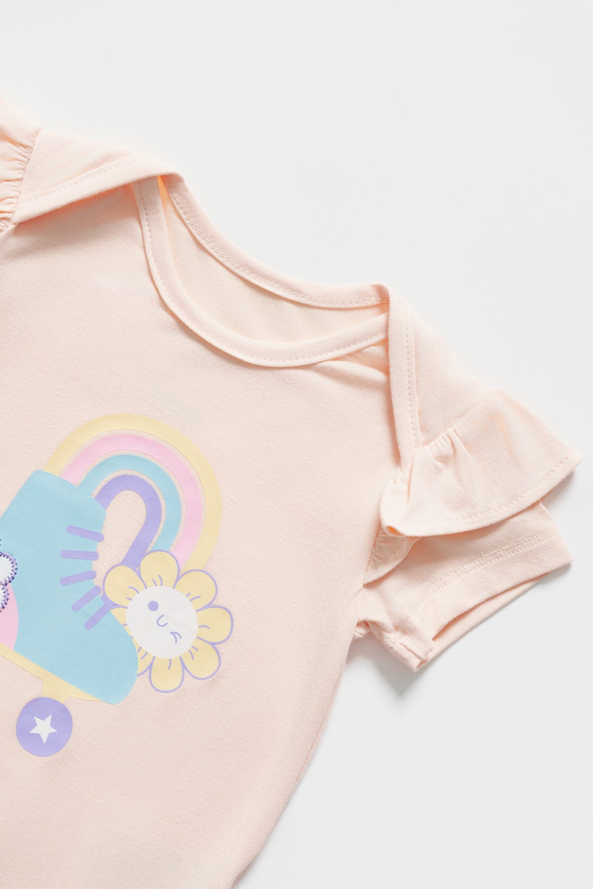 Not Too Big Daisy Crew Bodysuit - 3 Pack