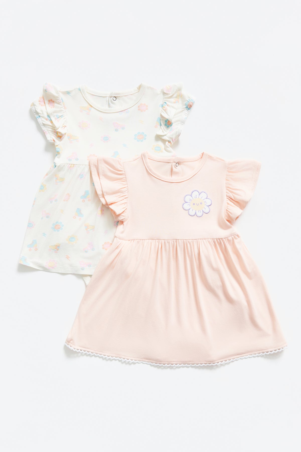 Not Too Big Daisy Crew Dress - 2 Pack