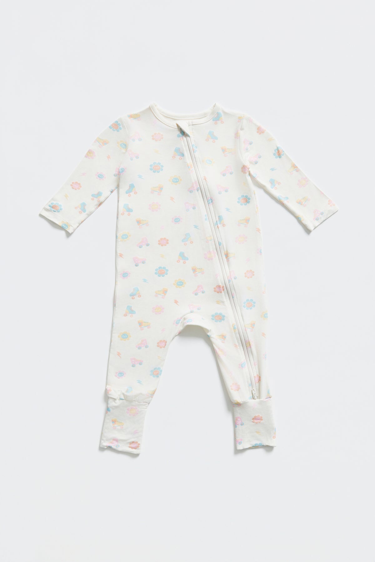Not Too Big Daisy Crew Sleepsuit - 2 Pack