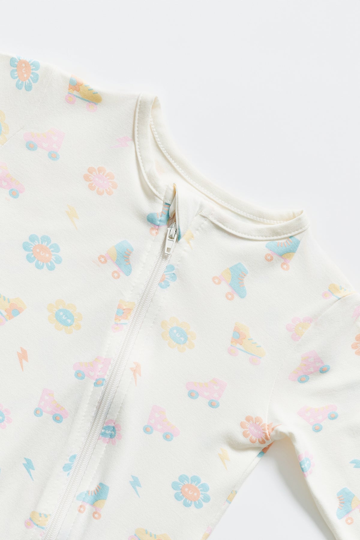 Not Too Big Daisy Crew Sleepsuit - 2 Pack