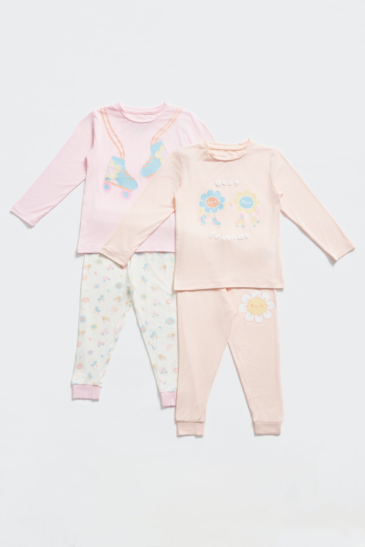 Not Too Big Daisy Crew Pyjamas - 2 Pack