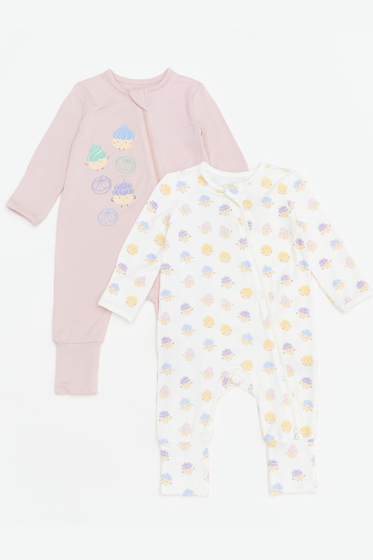 Not Too Big Iced Gem Sleepsuits - 2 Pack