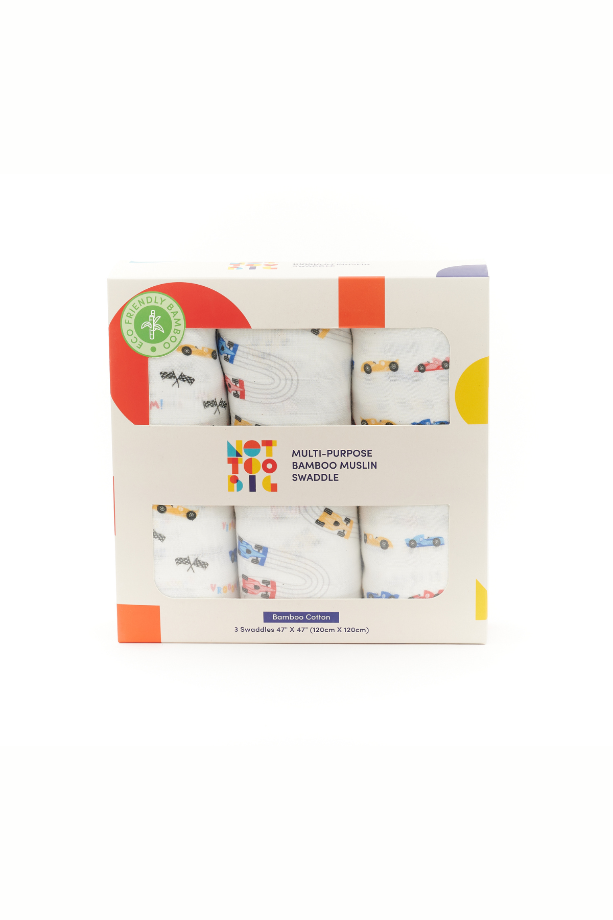 Not Too Big Bamboo Swaddles 3pk - Assorted Designs