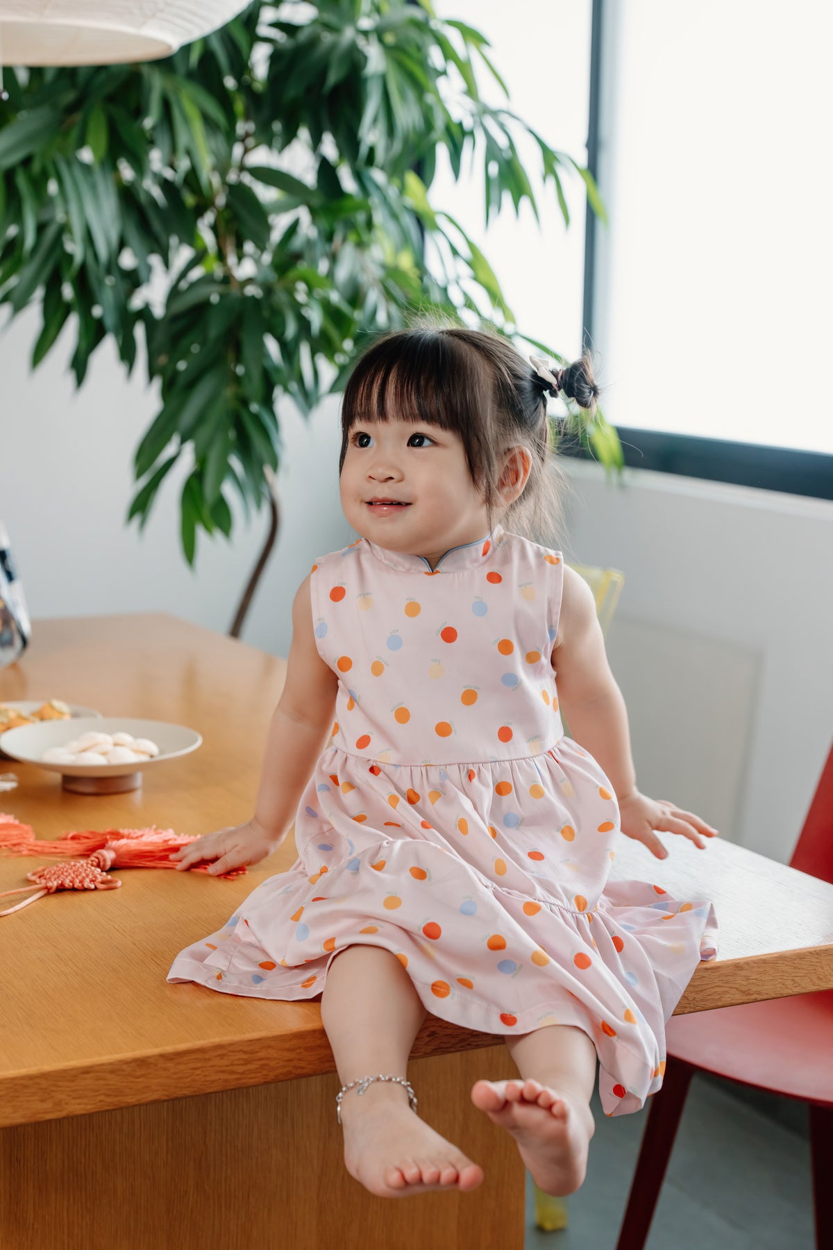 Not Too Big Citrus Cheer Dress