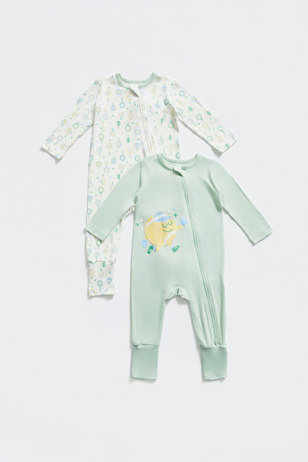 Not Too Big Racket Club Sleepsuit - 2 Pack