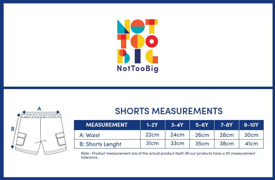 Not Too Big Classic Khaki Shorts