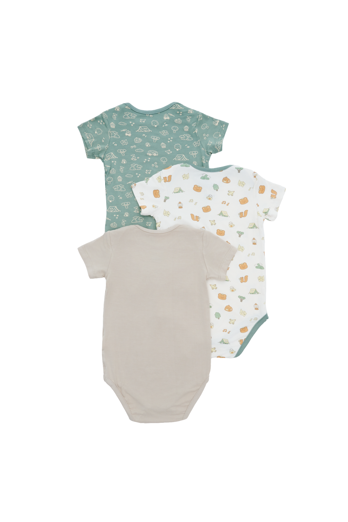 Not Too Big Little Camper Bodysuit - 3 Pack
