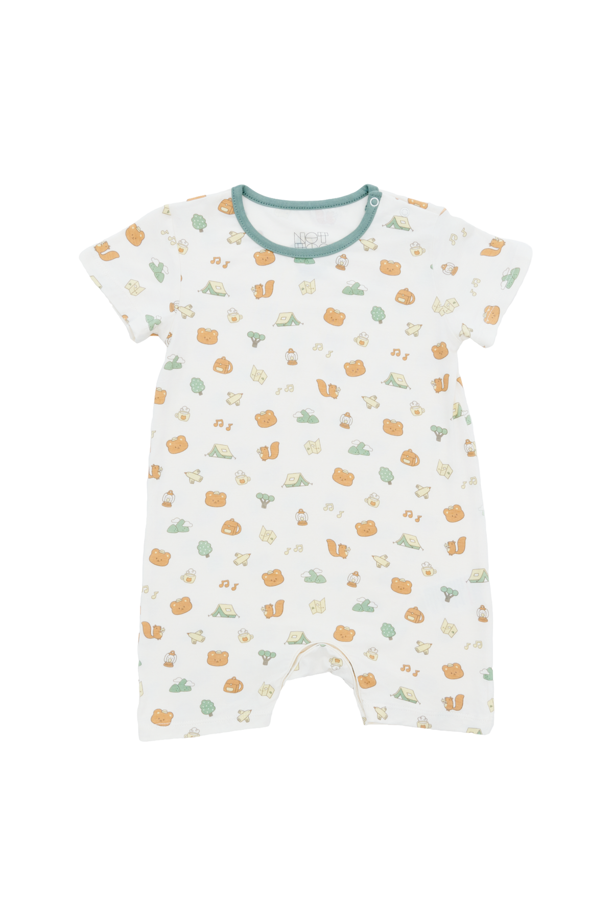 Not Too Big Little Camper Romper - 2 Pack
