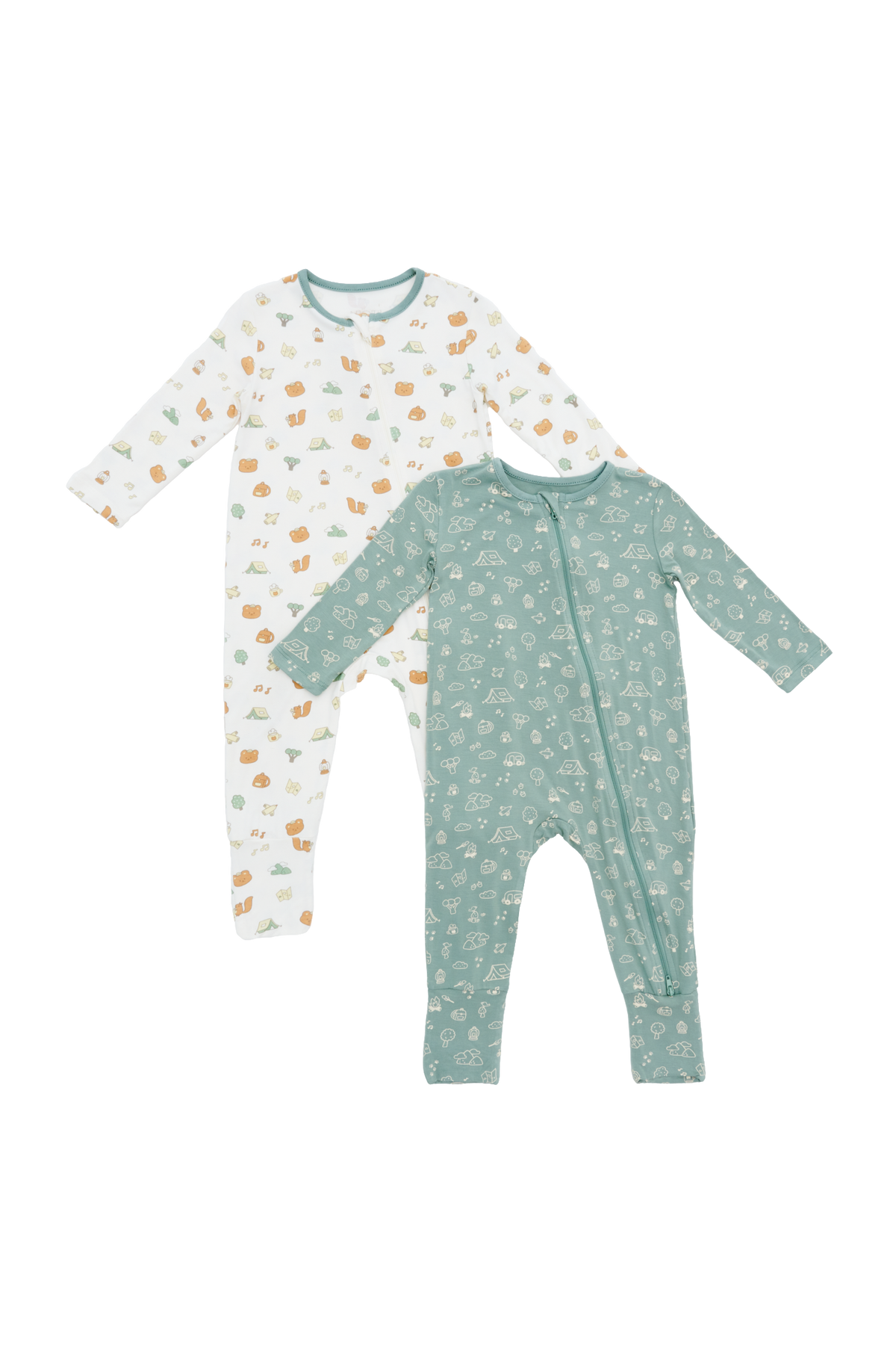 Not Too Big Little Camper Sleepsuit - 2 Pack