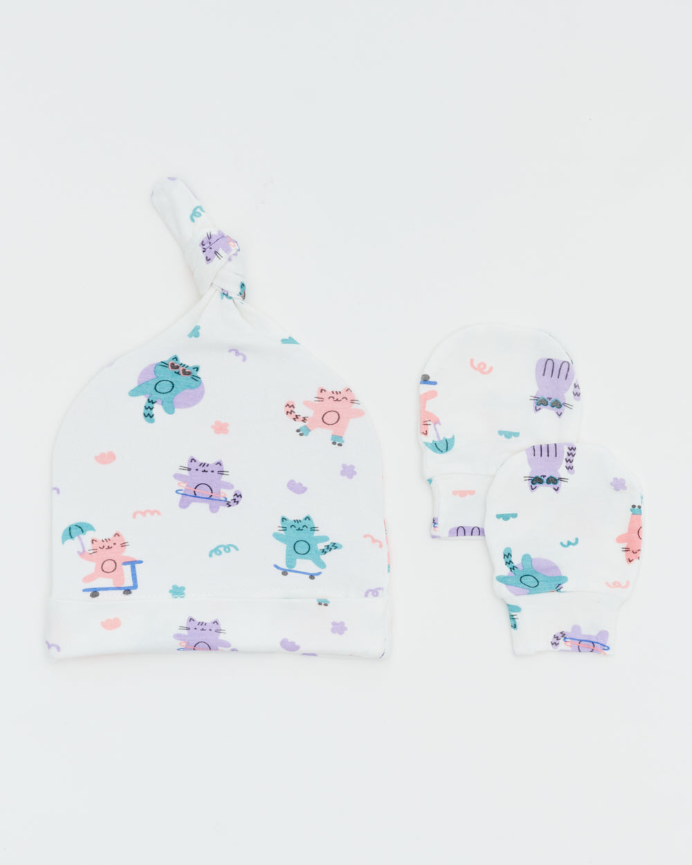 Not Too Big Kitten Hat And Mitts Accessories Set