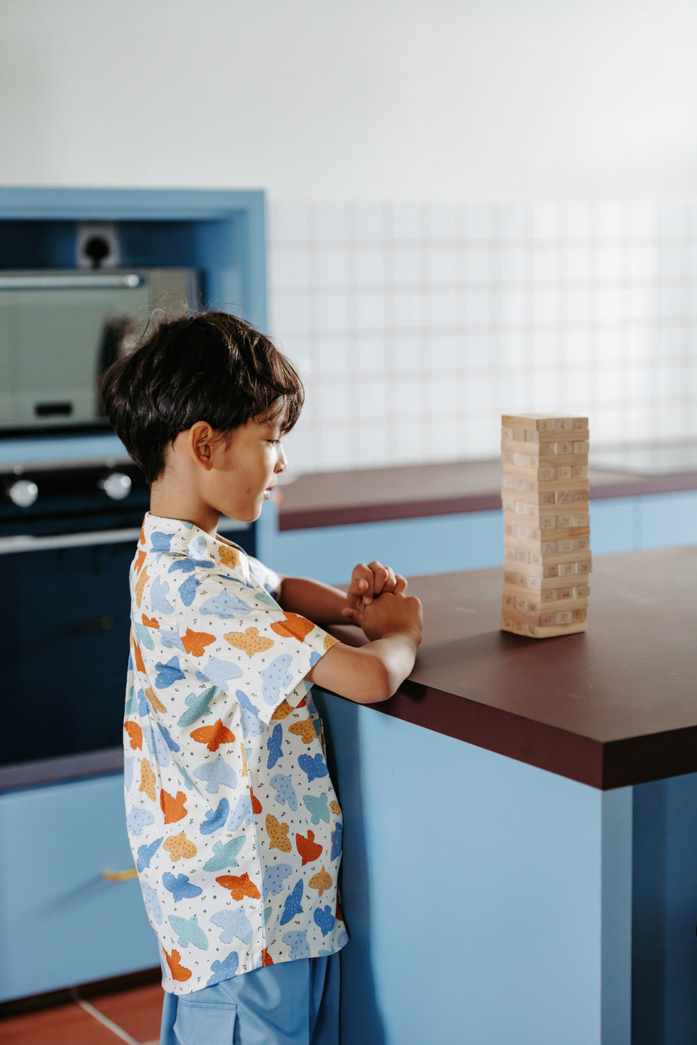 Not Too Big Birds Collared Shirt - Playground