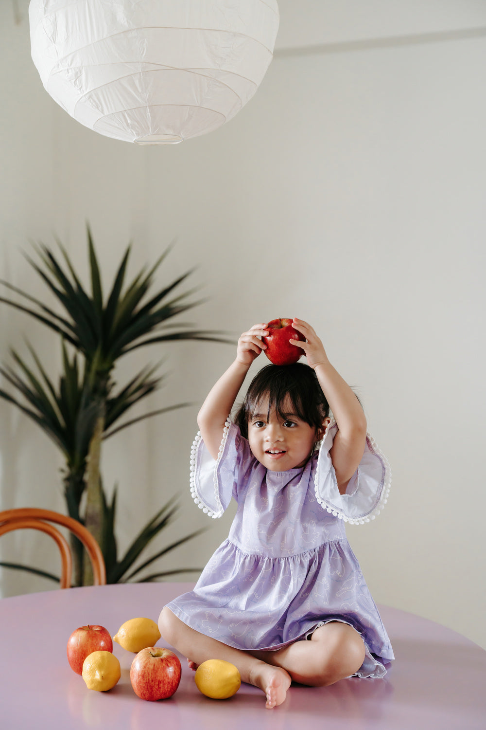 Not Too Big Birds Flutter Babydoll Top