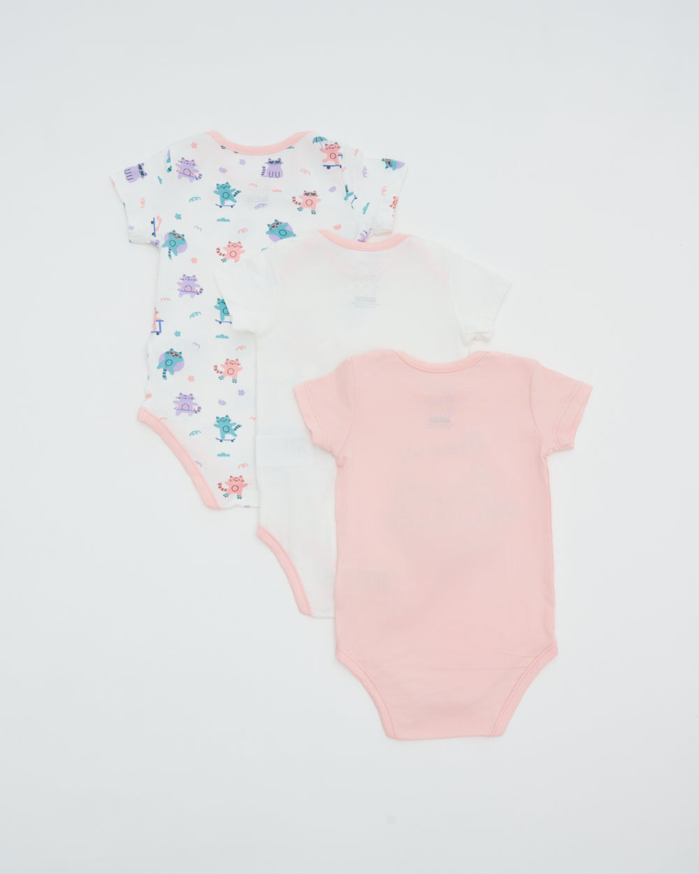 Not Too Big Kitten Bodysuit - 3 Pack