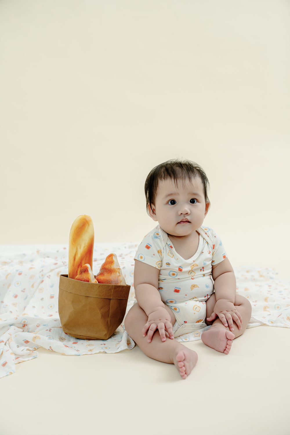 Not Too Big Breakfast Bunch Bodysuit - 3 Pack