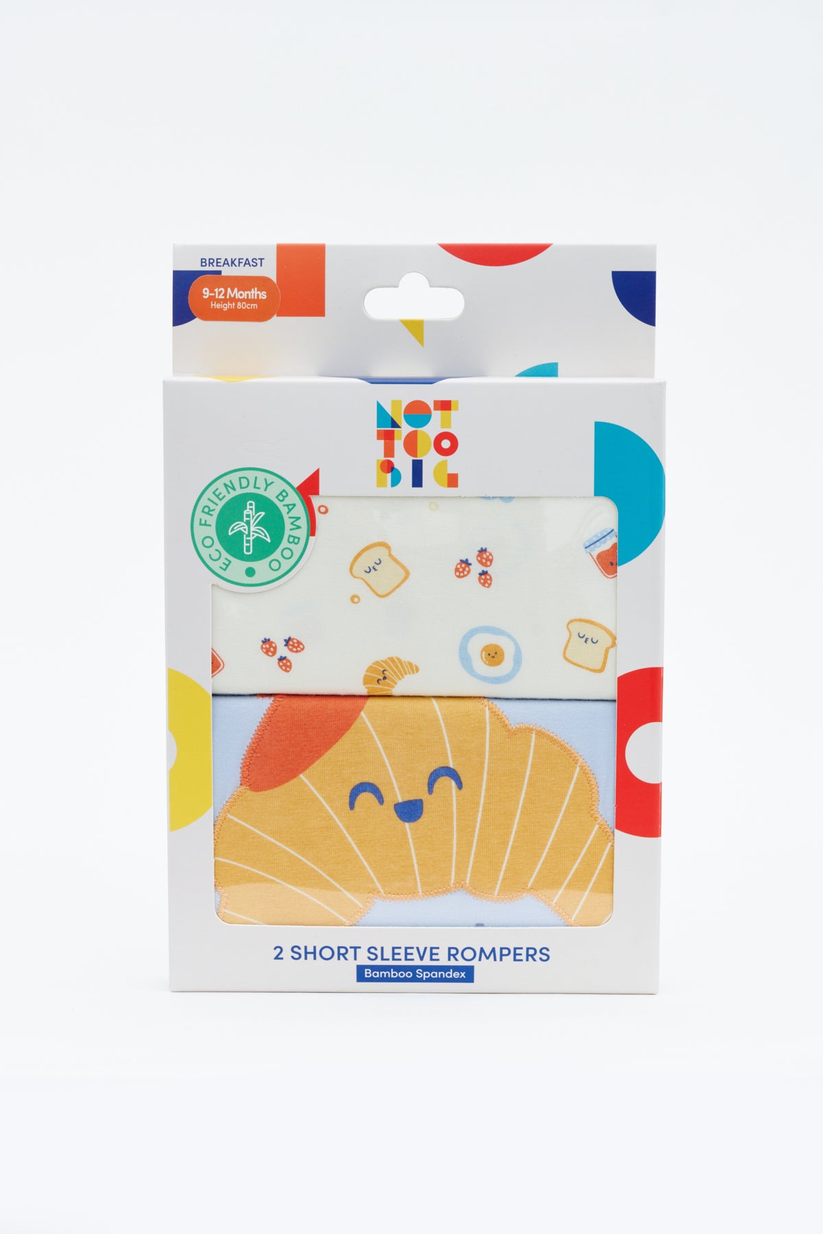 Not Too Big Breakfast Bunch Romper - 2 Pack