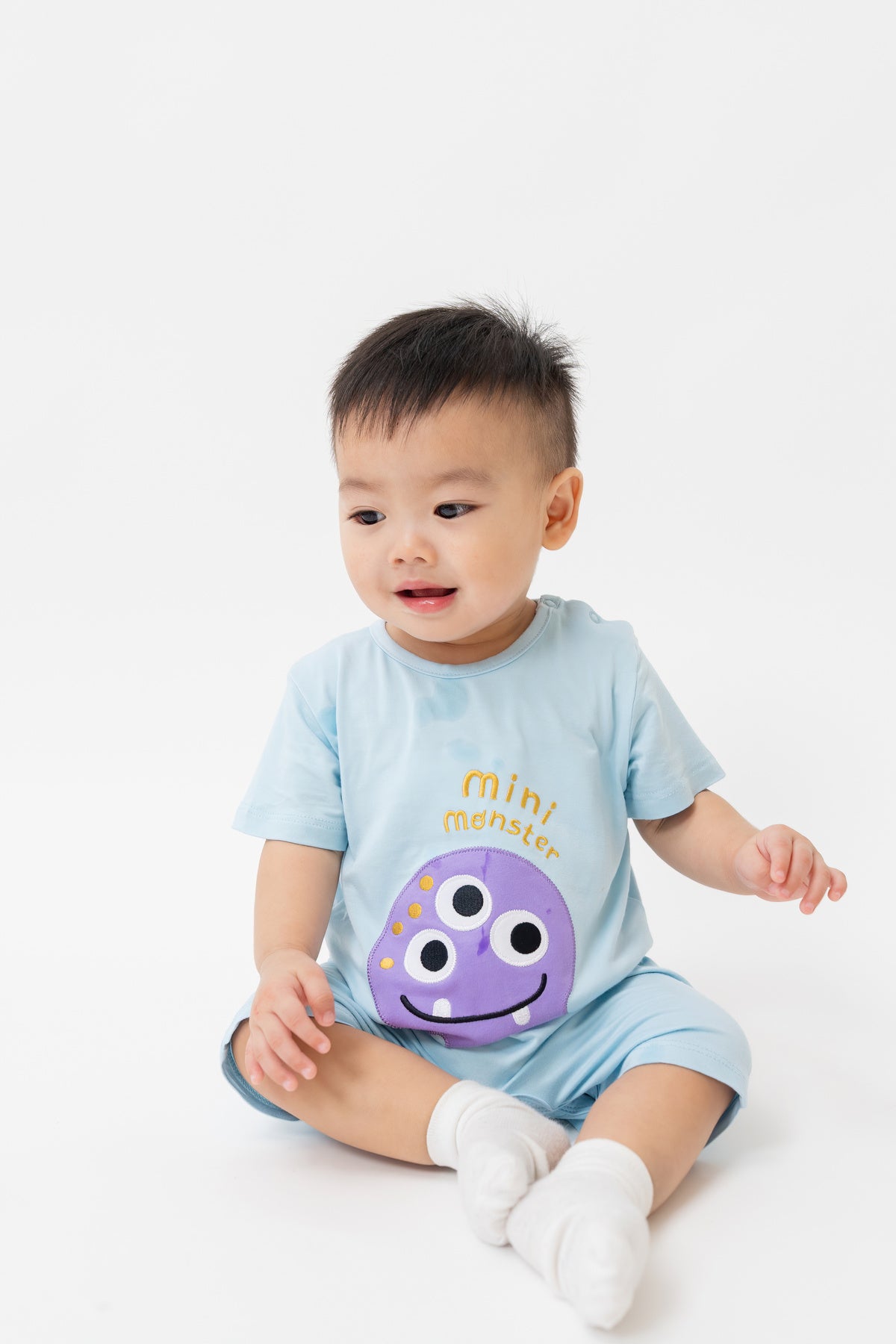 Not Too Big Monster Romper - 2 Pack