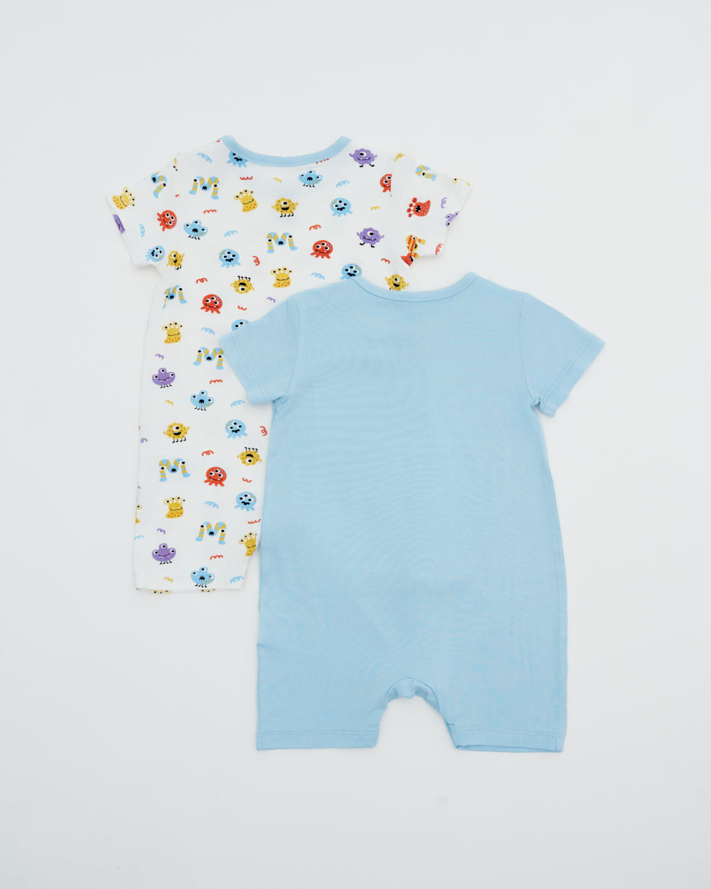 Not Too Big Monster Romper - 2 Pack
