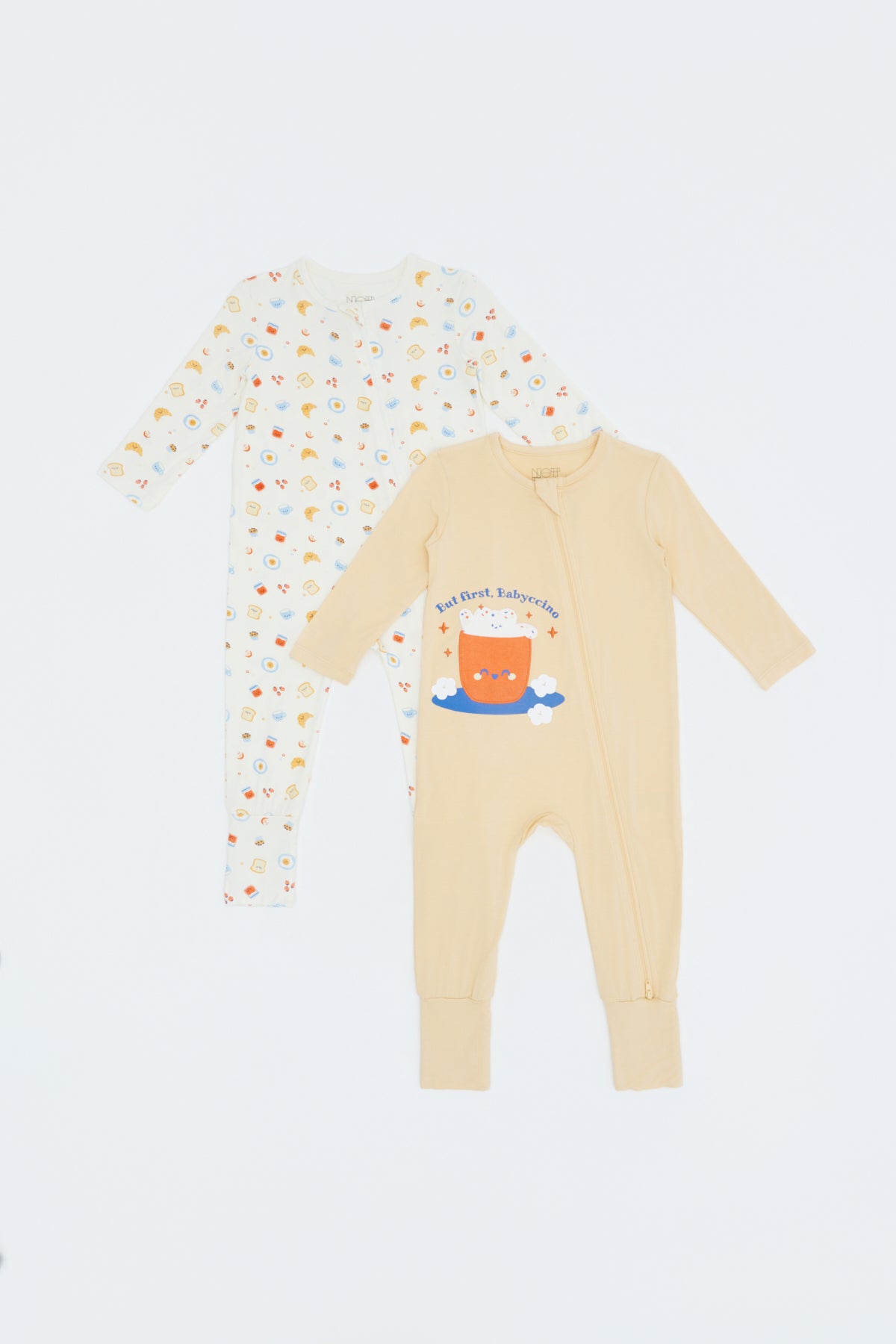 Not Too Big Breakfast Bunch Sleepsuit - 2 Pack