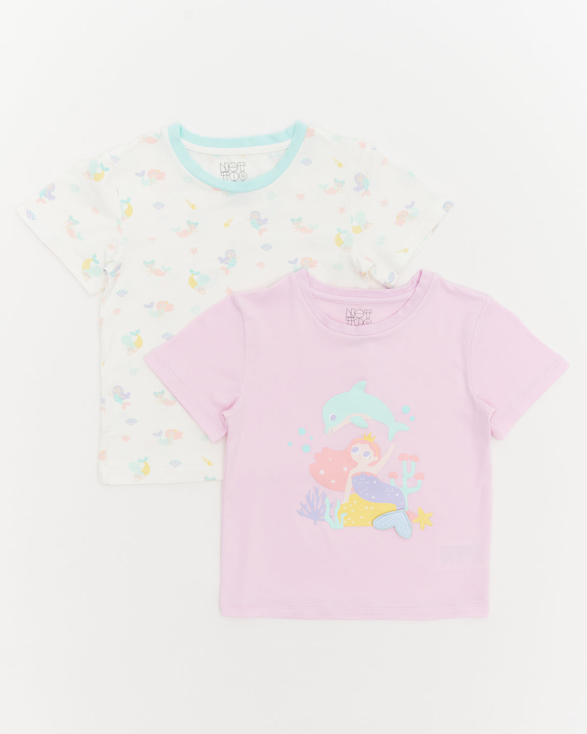 Not Too Big Mermaid T-Shirt - 2 Pack