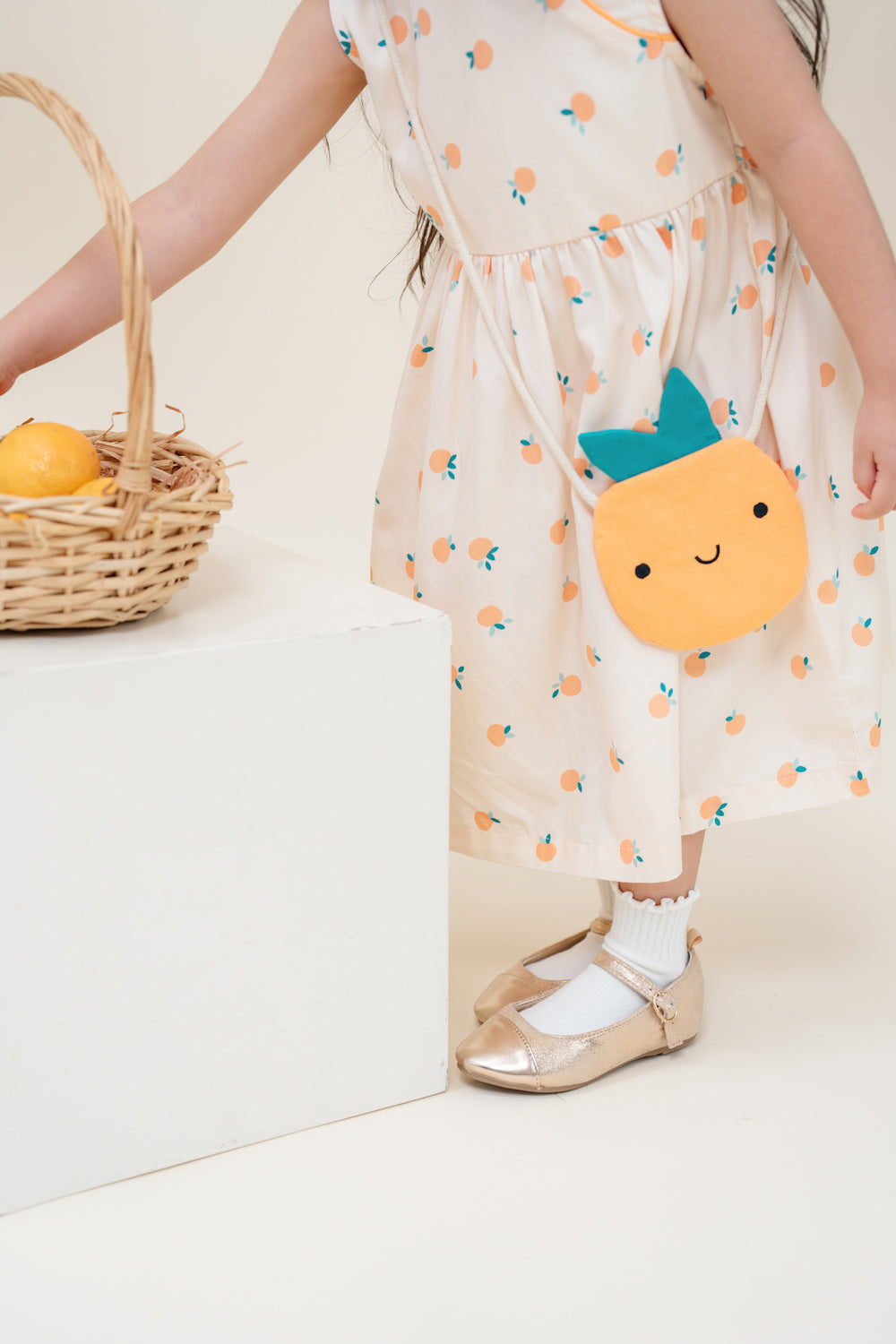 Not Too Big Tangerine Dress