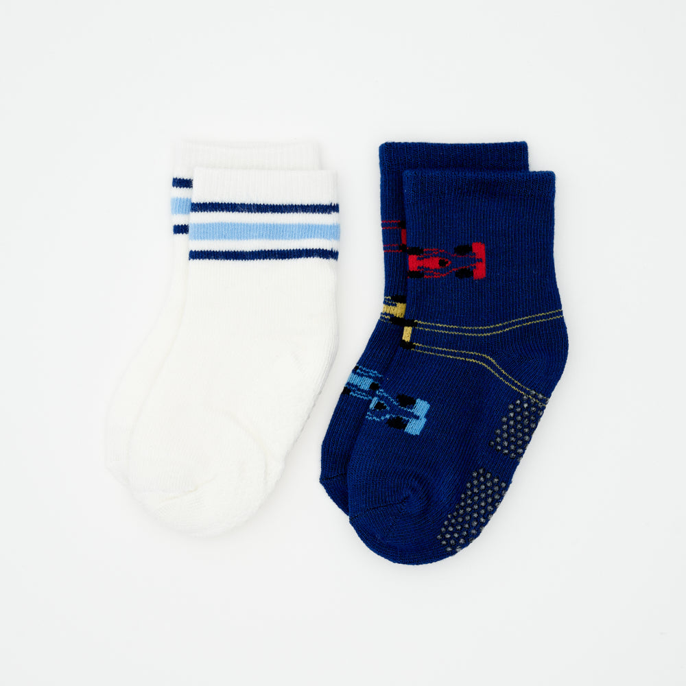 Not Too Big Tiny Racer Sock - 2 Pack