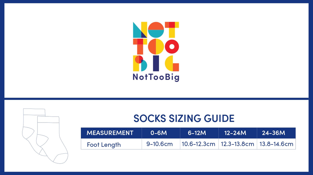 Not Too Big Dino Socks - 2 Pack