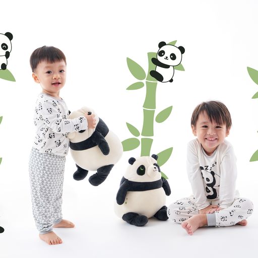 Not Too Big Panda Pyjamas - 2 Pack