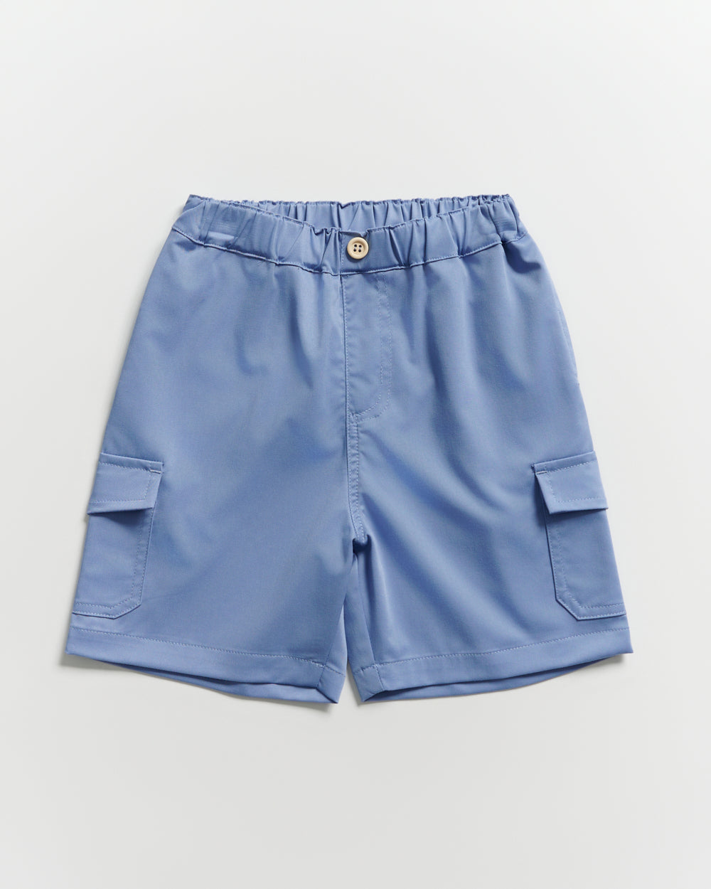 Not Too Big Classic Steel Blue Shorts