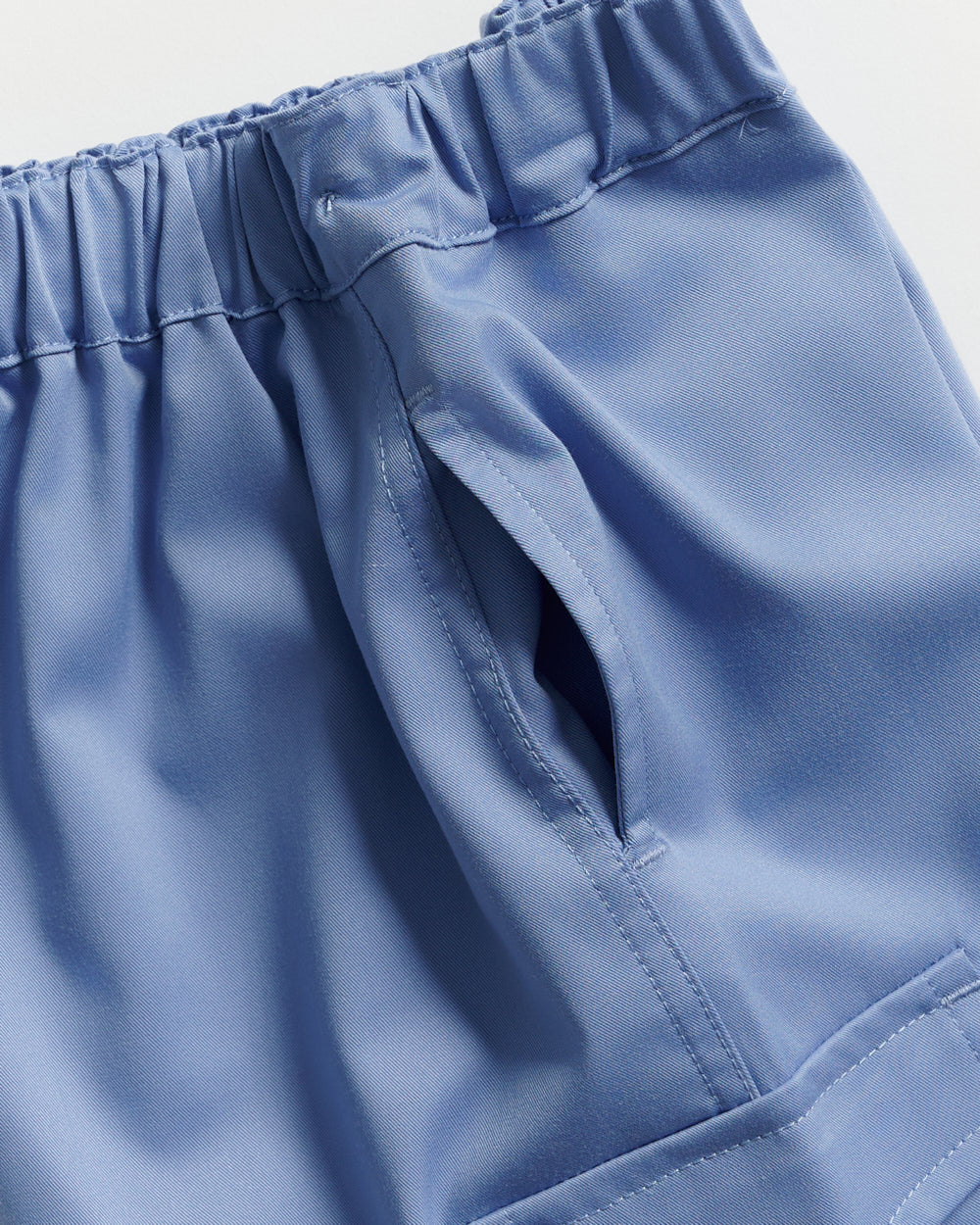 Not Too Big Classic Steel Blue Shorts