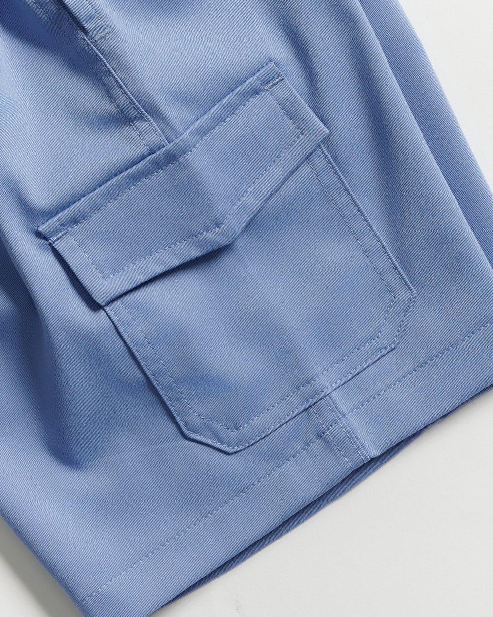 Not Too Big Classic Steel Blue Shorts