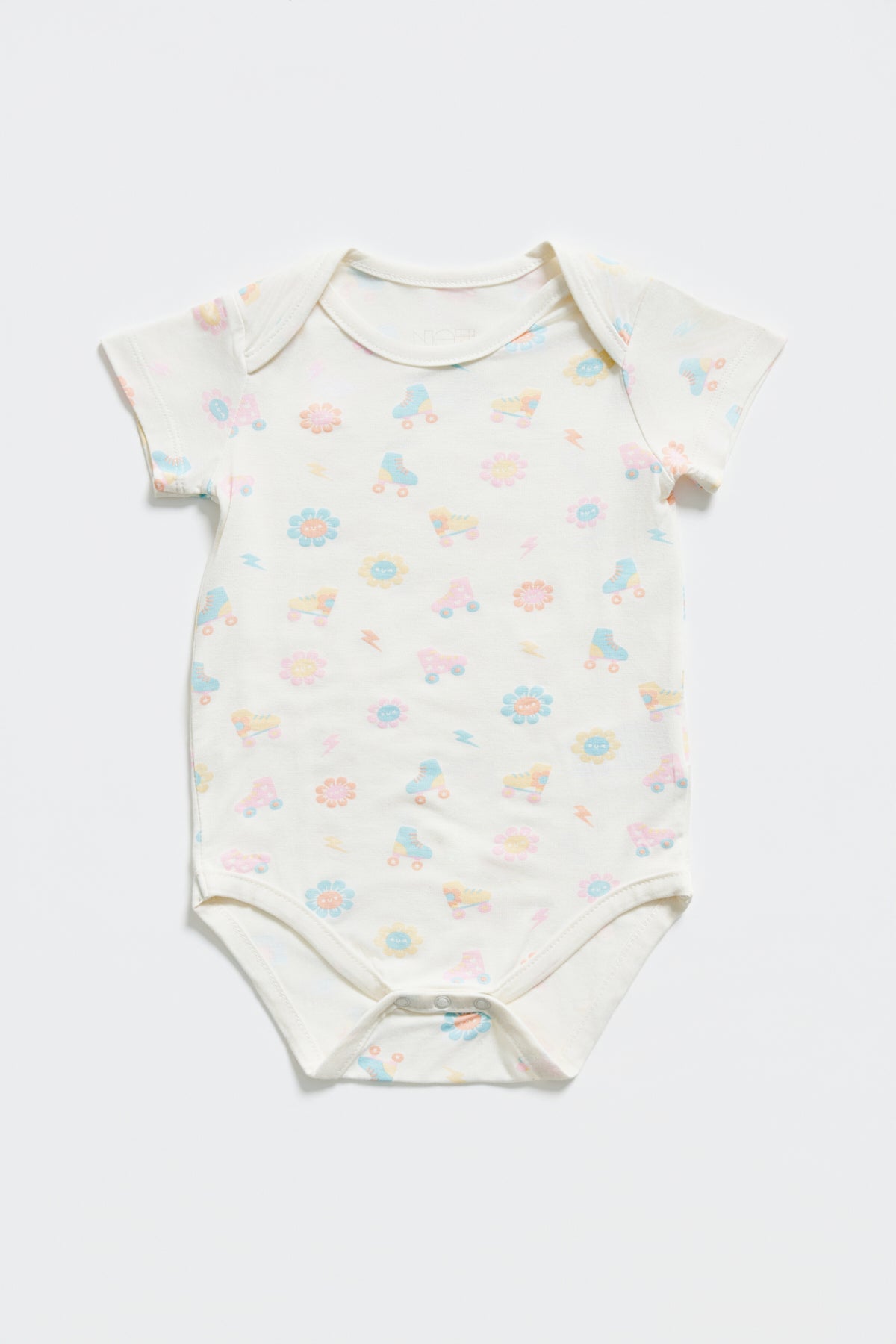 Not Too Big Daisy Crew Bodysuit - 3 Pack