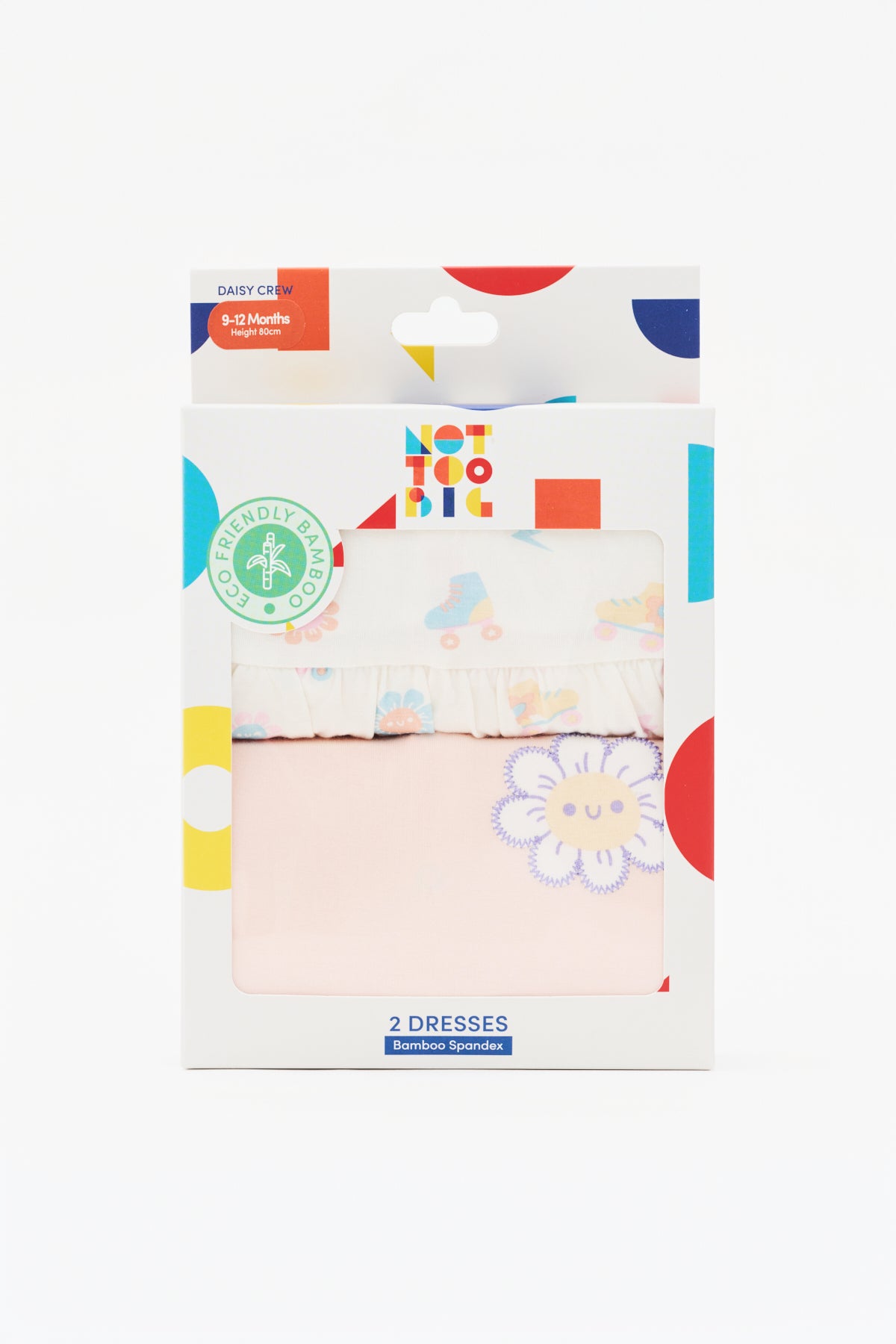 Not Too Big Daisy Crew Dress - 2 Pack