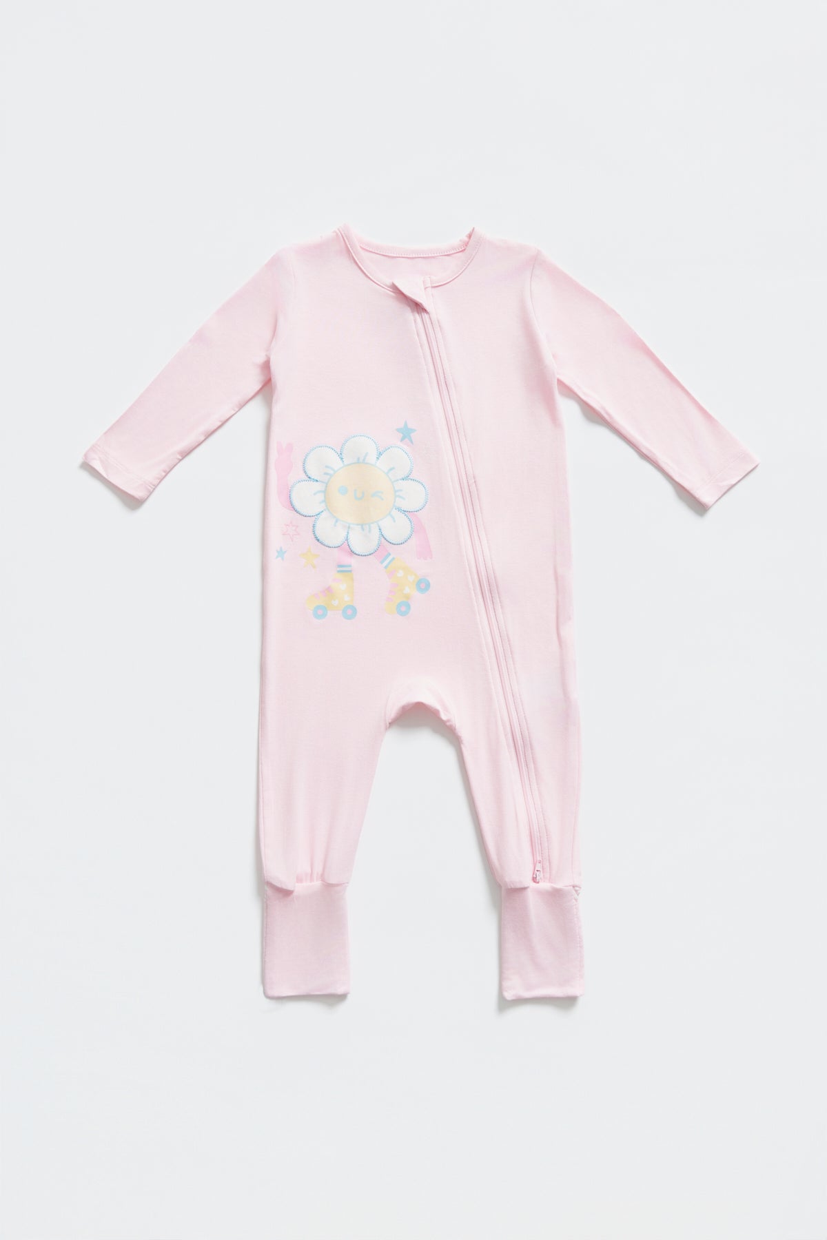 Not Too Big Daisy Crew Sleepsuit - 2 Pack