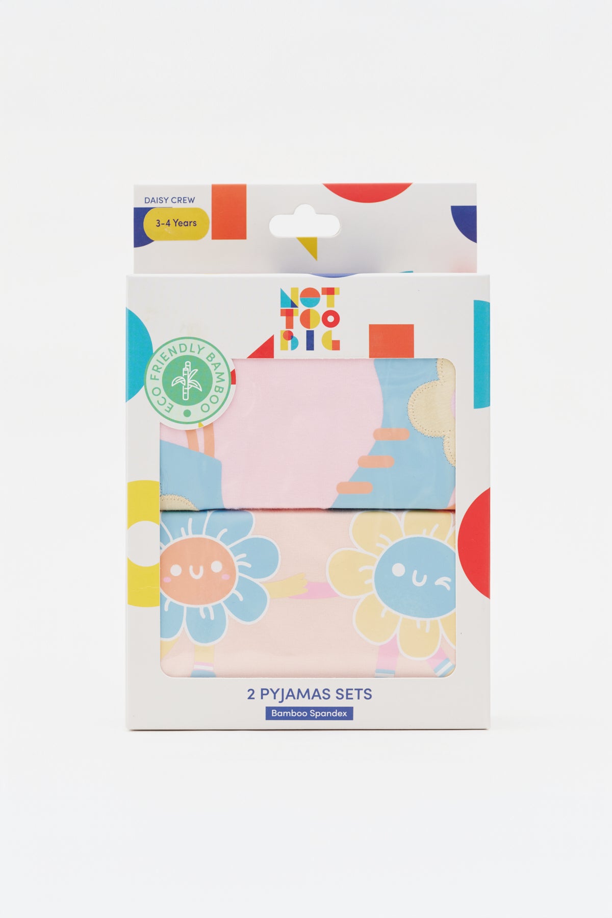 Not Too Big Daisy Crew Pyjamas - 2 Pack
