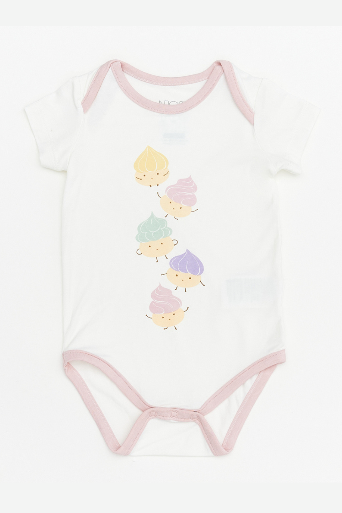 Not Too Big Iced Gem Short Sleeve Bodysuits - 3 Pack