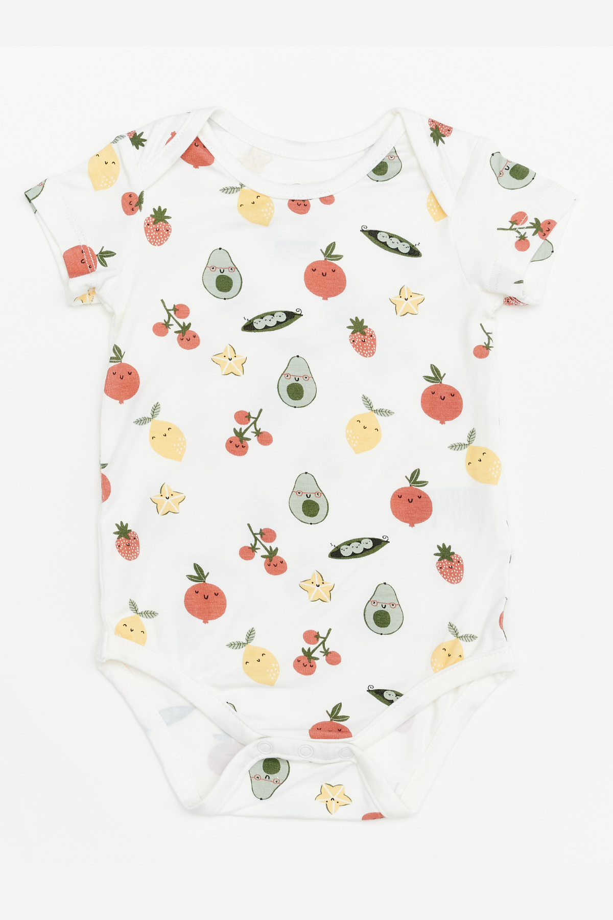 Not Too Big Farm To Table Short Sleeve Bodysuits - 3 Pack