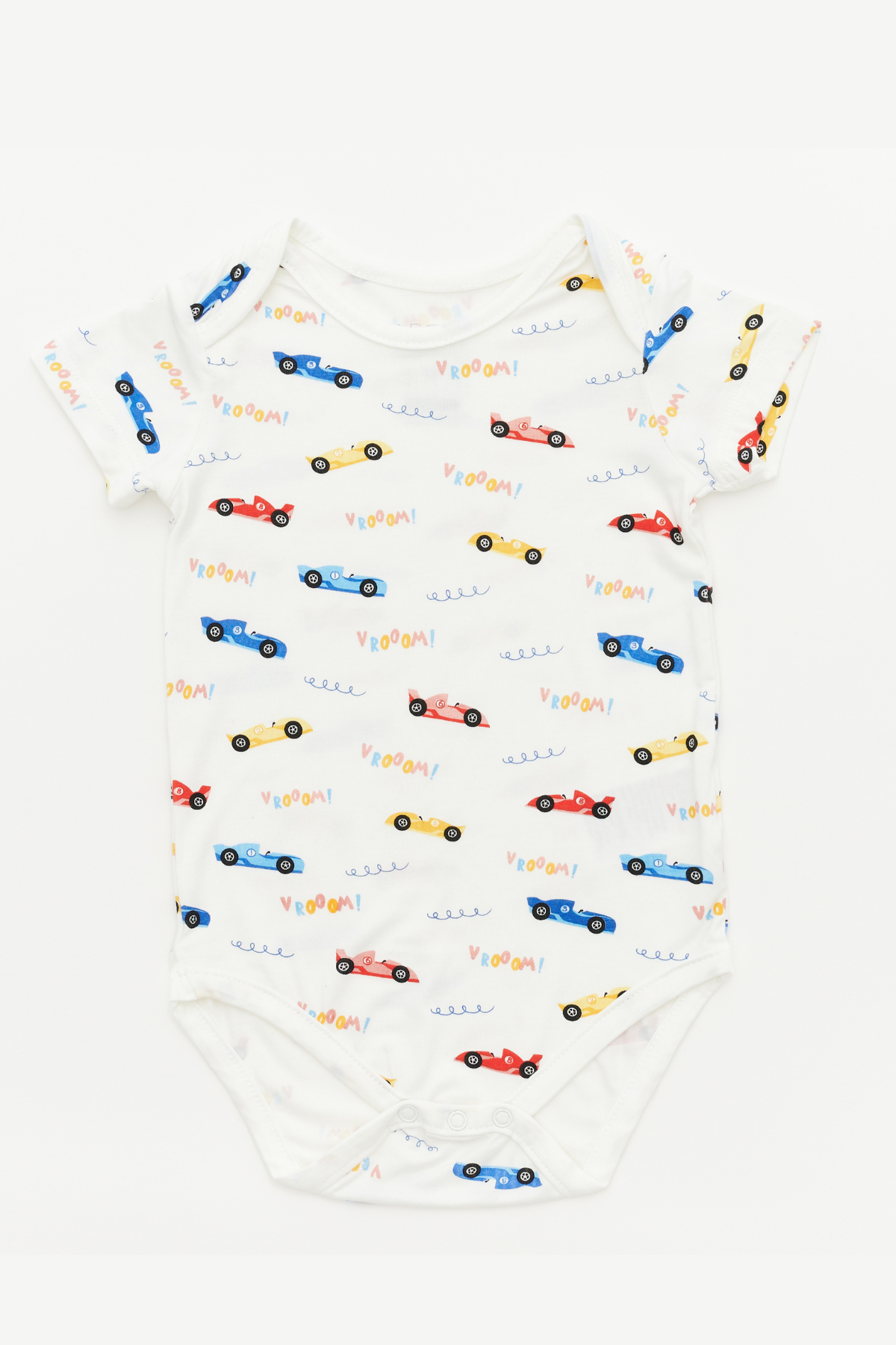 Not Too Big Tiny Racer Short Sleeve Bodysuits - 3 Pack