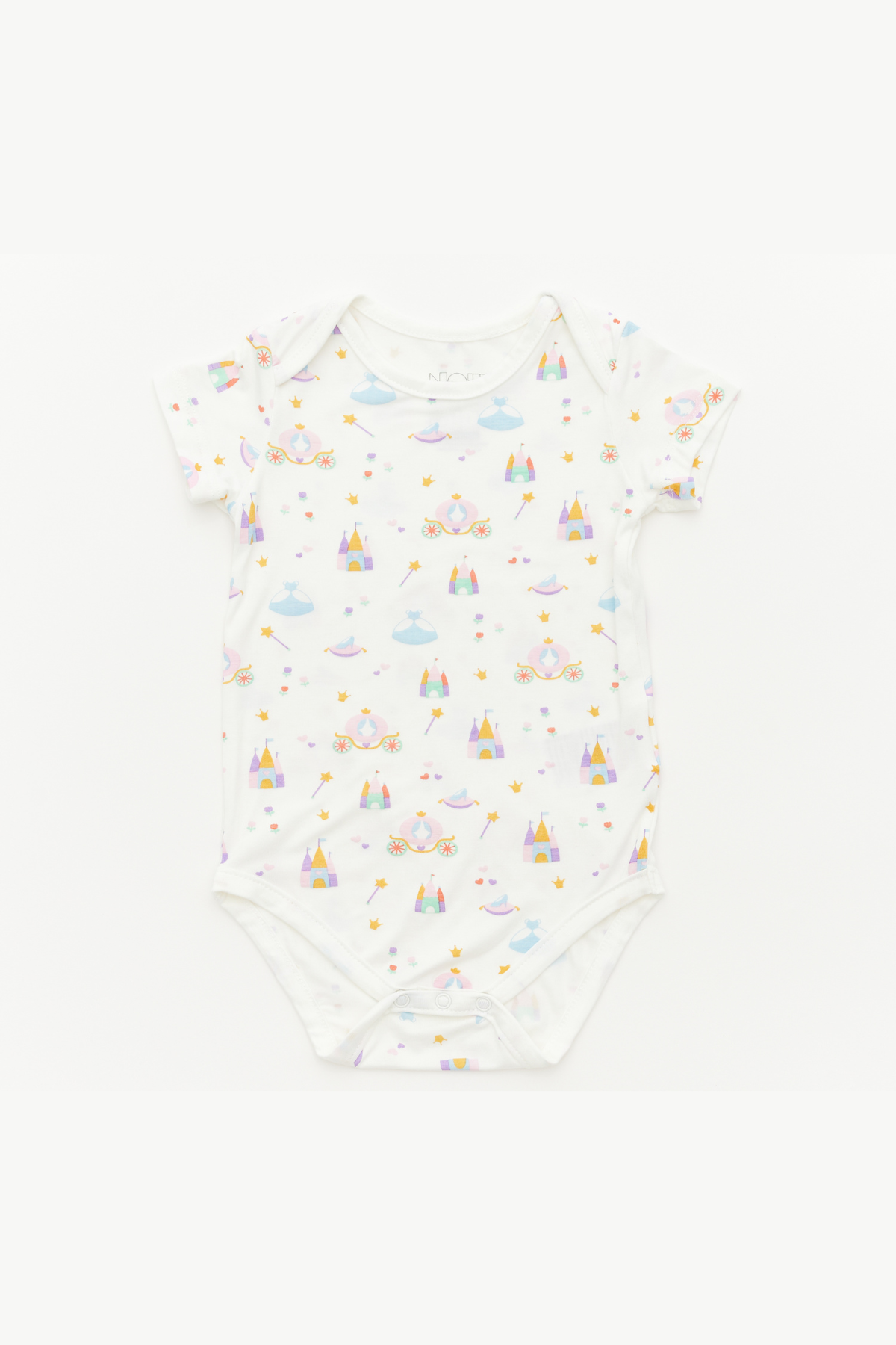 Not Too Big Princess Short Sleeve Bodysuits - 3 Pack