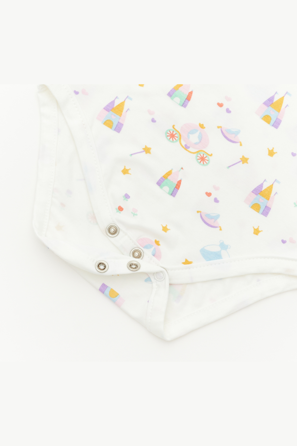 Not Too Big Princess Short Sleeve Bodysuits - 3 Pack