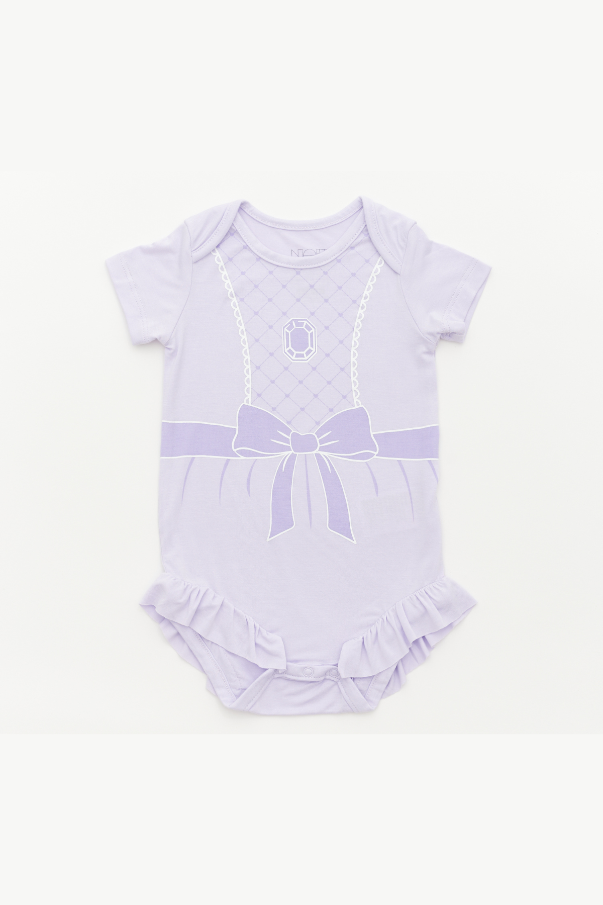 Not Too Big Princess Short Sleeve Bodysuits - 3 Pack