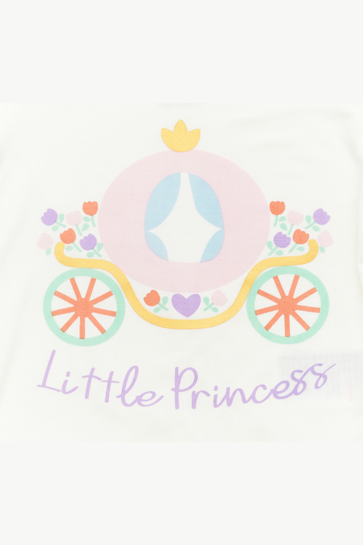 Not Too Big Princess Short Sleeve Bodysuits - 3 Pack