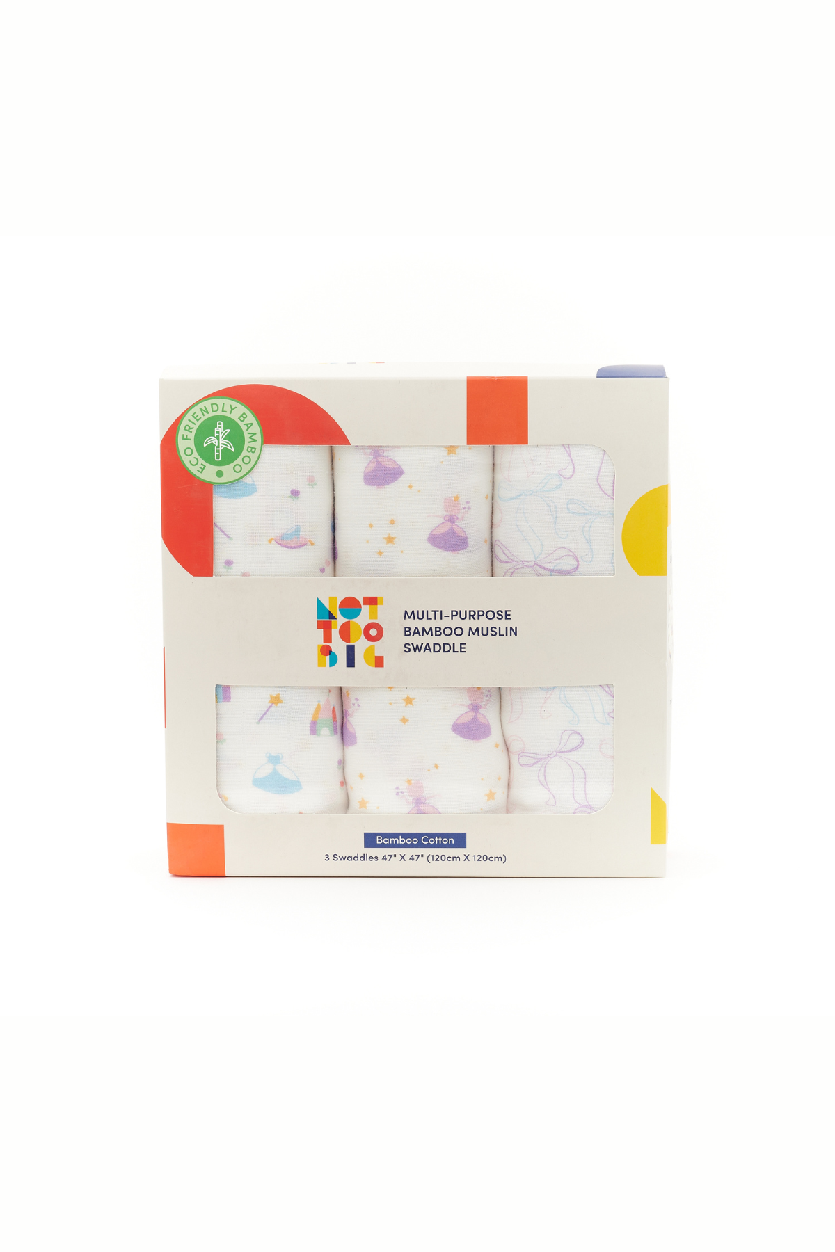 Not Too Big Bamboo Swaddles 3pk - Assorted Designs