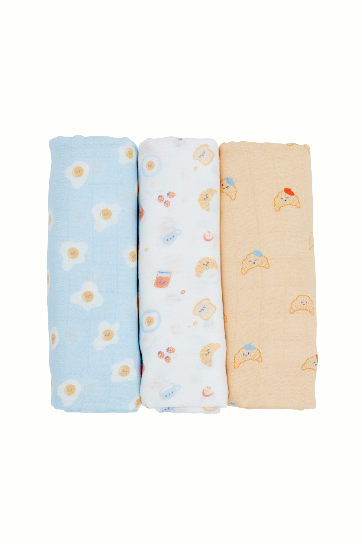 Bamboo Swaddles 3pk - Assorted Designs